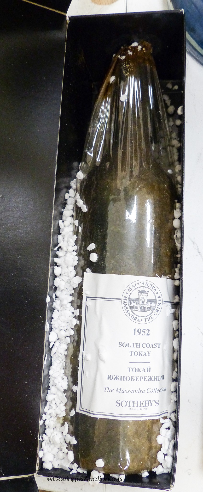 A bottle of 1952 South Coast Tokay, The Massandra Collection, Sotheby's